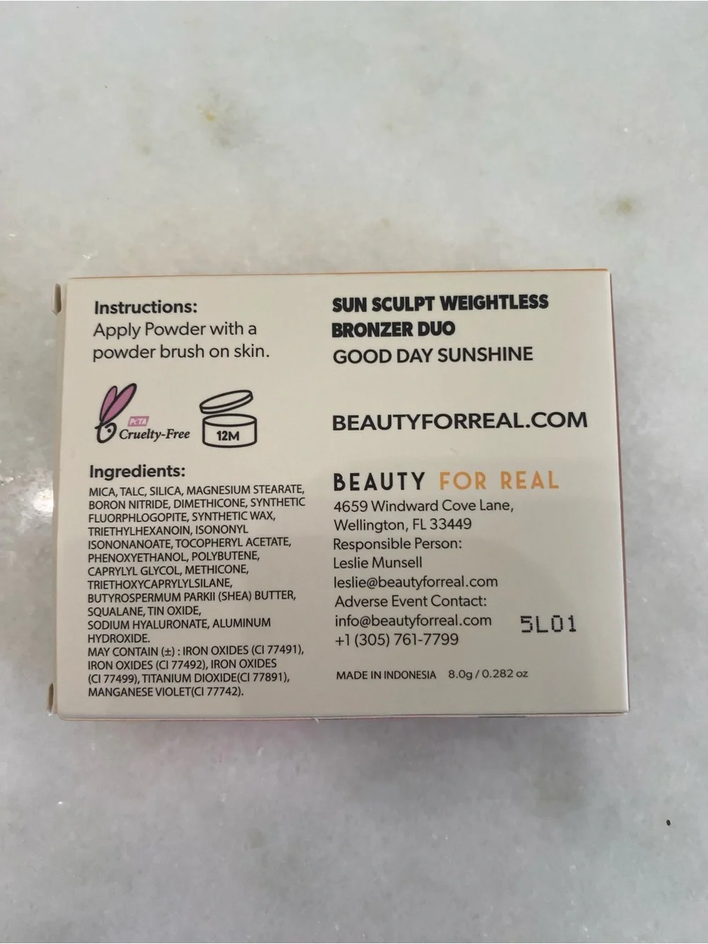 New Sun Sculpt Weightless Bronzer Duo - Brown Shade